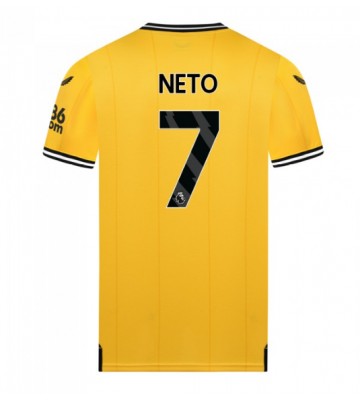 Wolves Pedro Neto #7 Hemmatröja 2023-24 Kortärmad